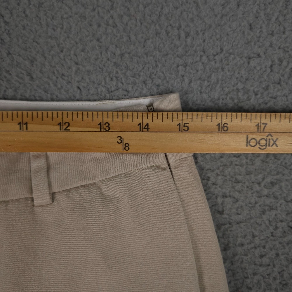Talbots Pants Womens 6 Khaki Beige Heritage Ankle Stretch Side Zip Career Office - Picture 6 of 13